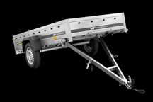 Przyczepka jednoosiowa 264x125 UNITRAILER GARDEN 264 KIPP