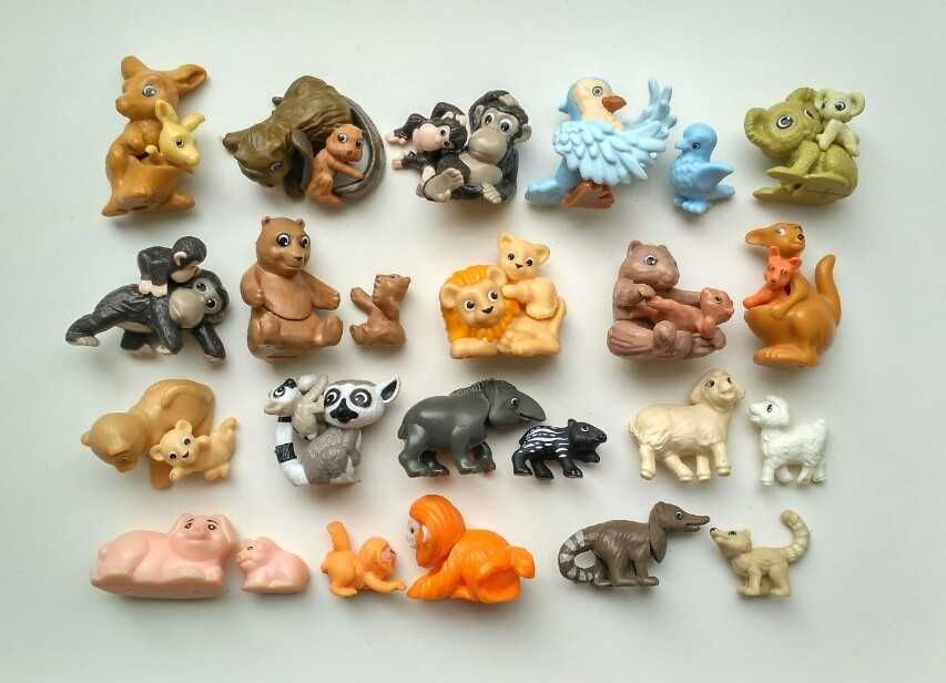 Киндер семейки животных мамы с детками животные с детенышами kinder