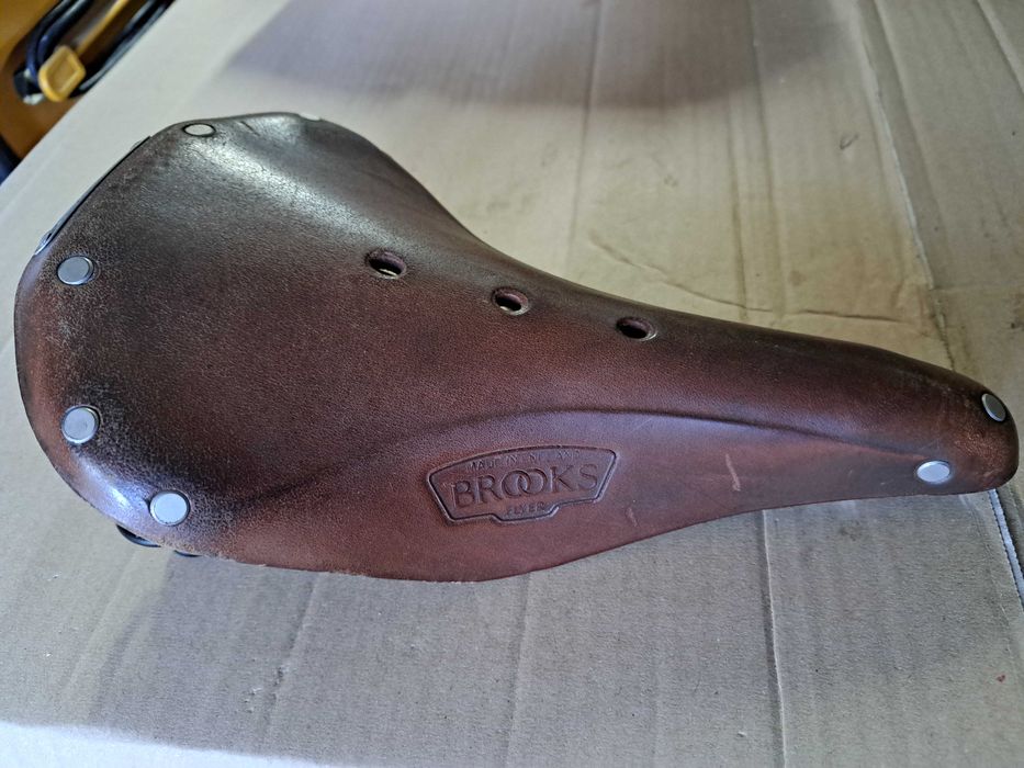 siodełko Brooks Flyer skóra brązowa