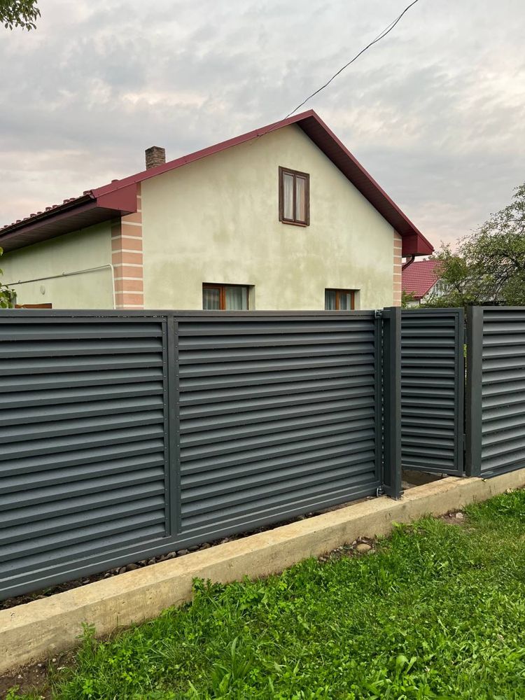Металеві паркани, жалюзі grang/rondo, паркан ранчо, металева огорожа