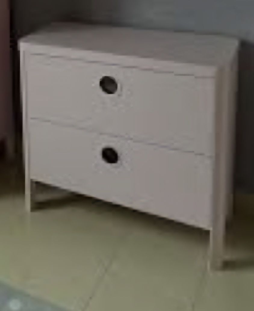 Comoda E roupeiro rosa