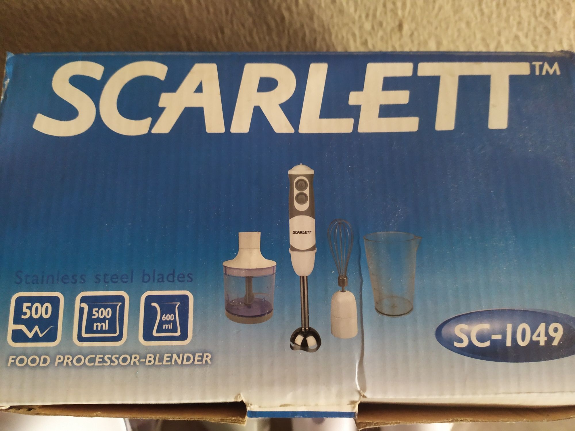 Продам блендер SCARLETT SC -1049. Не работает.