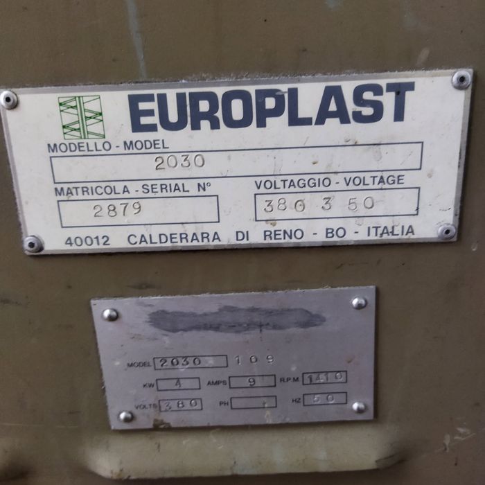 Młyn młynek kruszarka rozdrabniarka do tworzyw sztucznych Europlast 4k