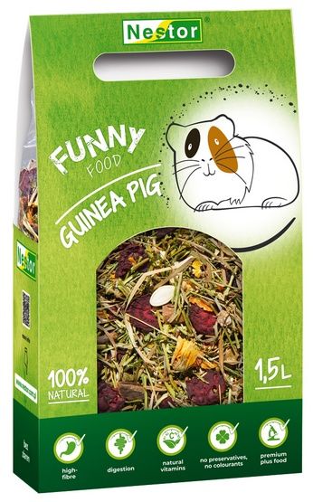 Karma dla świnki morskiej Nestor - Naturalna i zdrowa receptura 1500ml