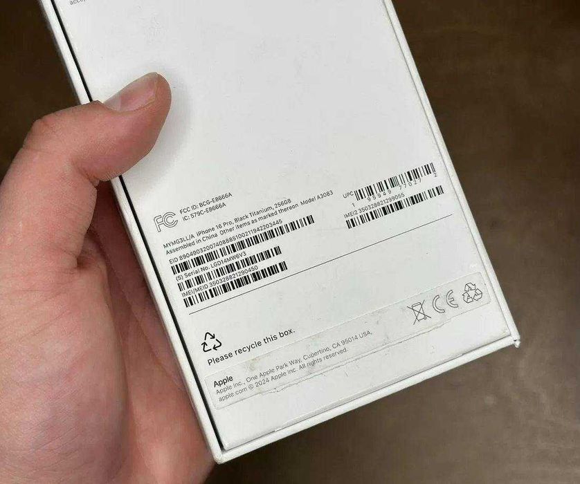 iPhone 16 Pro, 256 ГБ