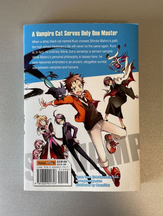 Manga Servamp Vol.1