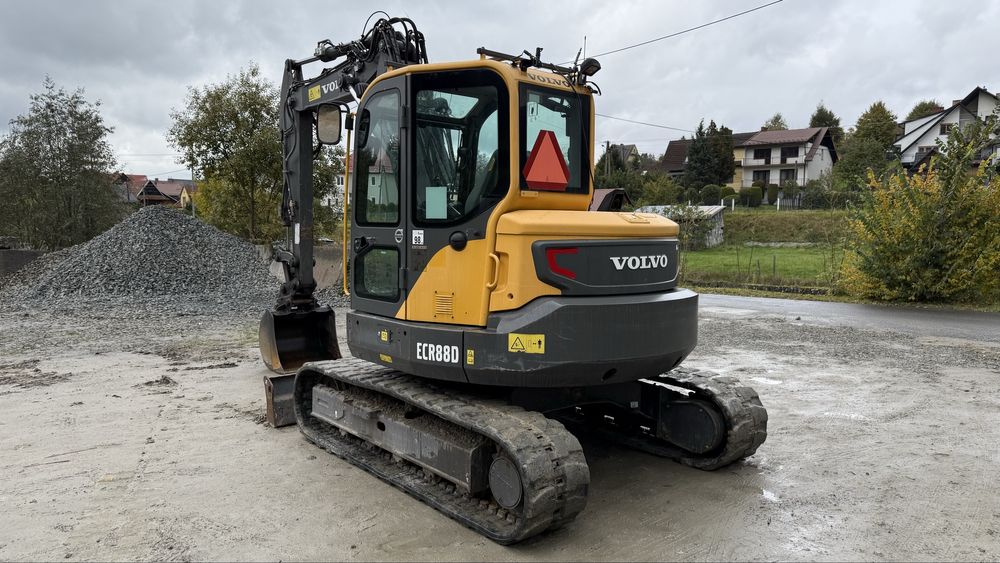 Mini Koparka VOLVO ECR 88D / 2017 / 3 x Ramie Łamane/ Cent.Smarowanie!