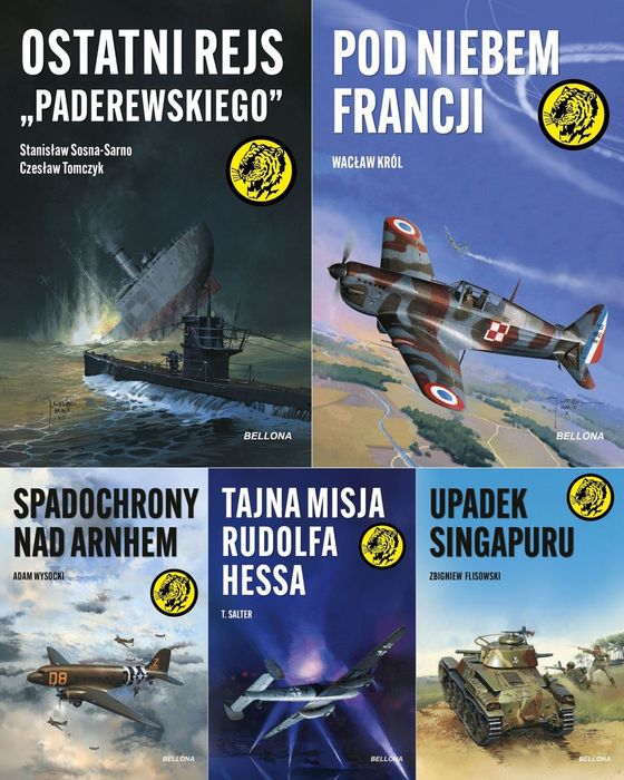 Seria Z Tygrysem Zestaw Książek Wydawnictwo Bellona