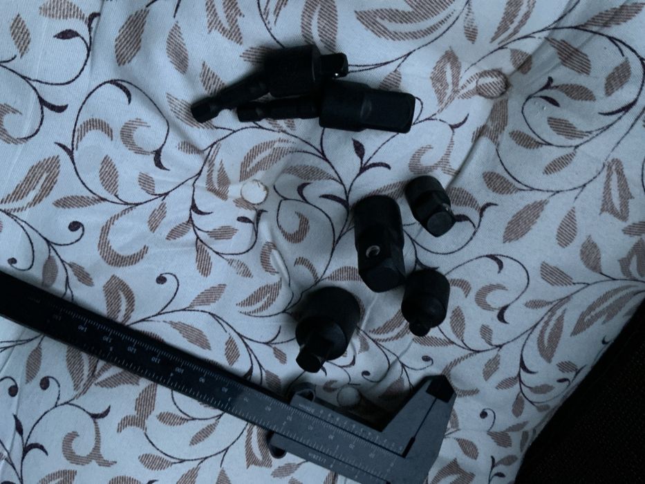 Набор ударних адаптерів перехідників шестигранка та квадрат 1/4 3/81/2