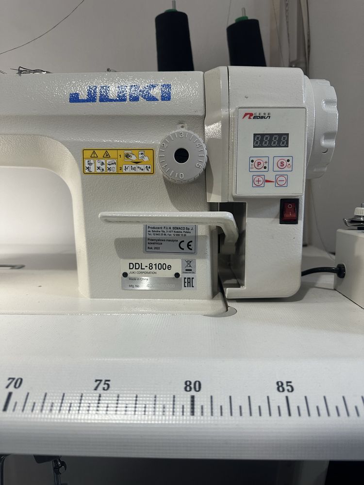 Maszyna przemysłowa stebnówka JUKI 8100e - używana stan idealny