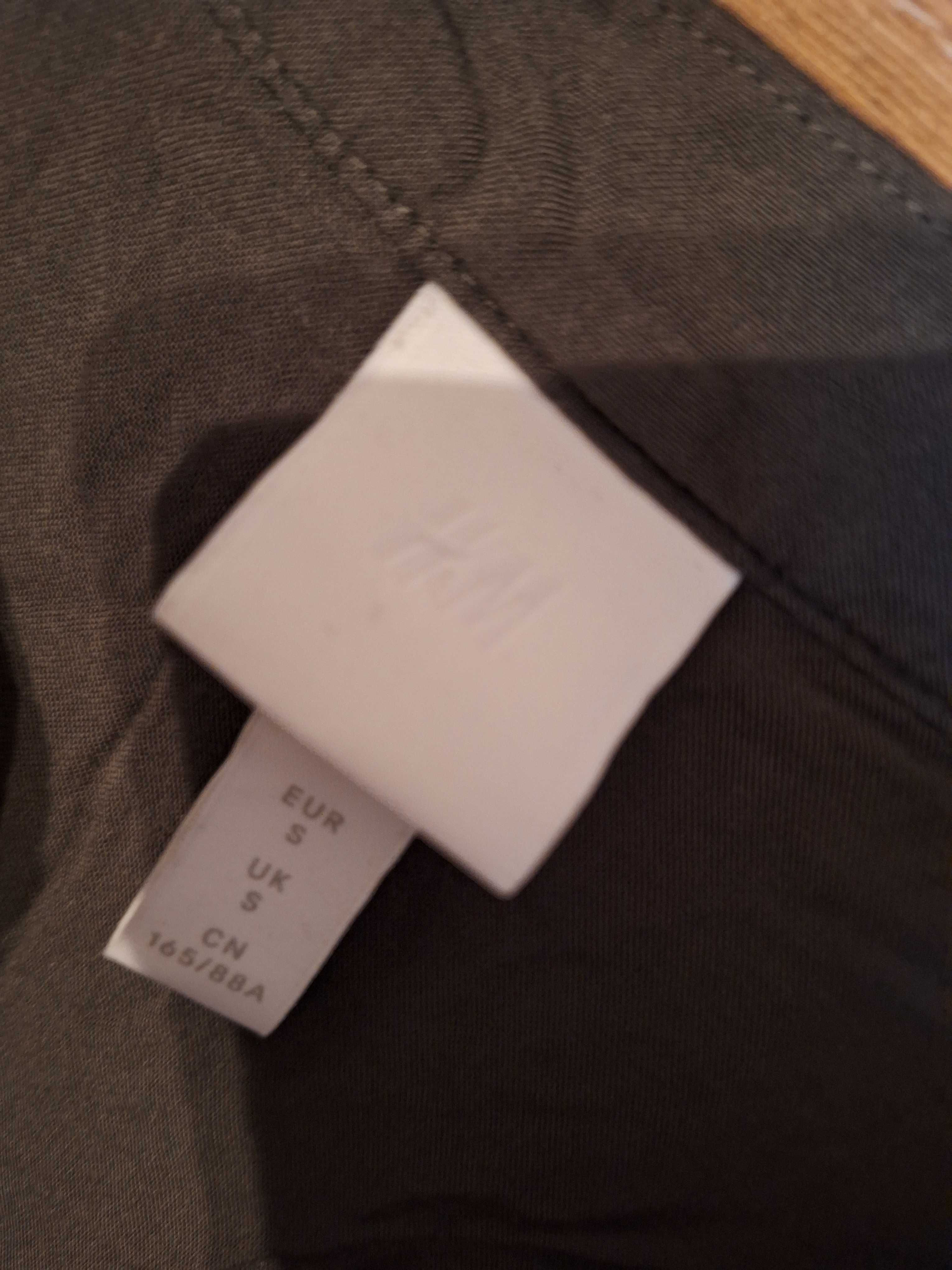 H&M Tunika kolor khaki roz 36/38