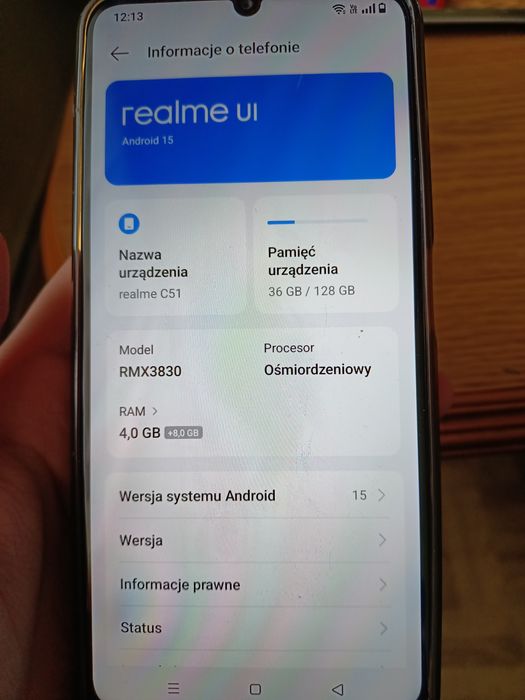 Realme c51 4+8/128