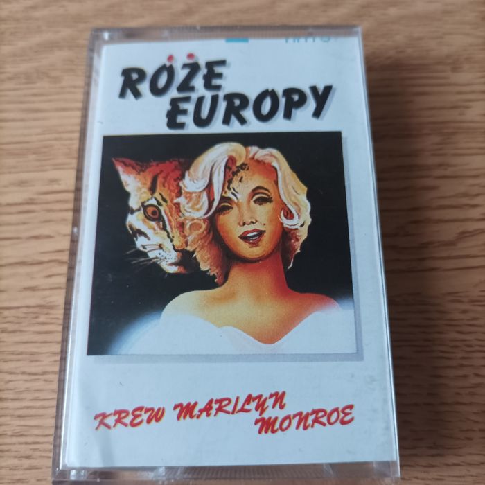 Kaseta audio Róże Europy- Krew Marilyn Monroe stan bardzo dobry