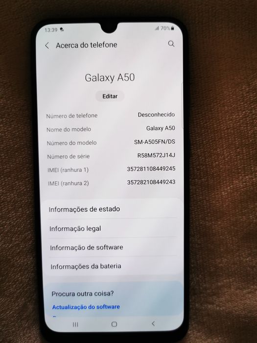 Samsung galaxy A50
