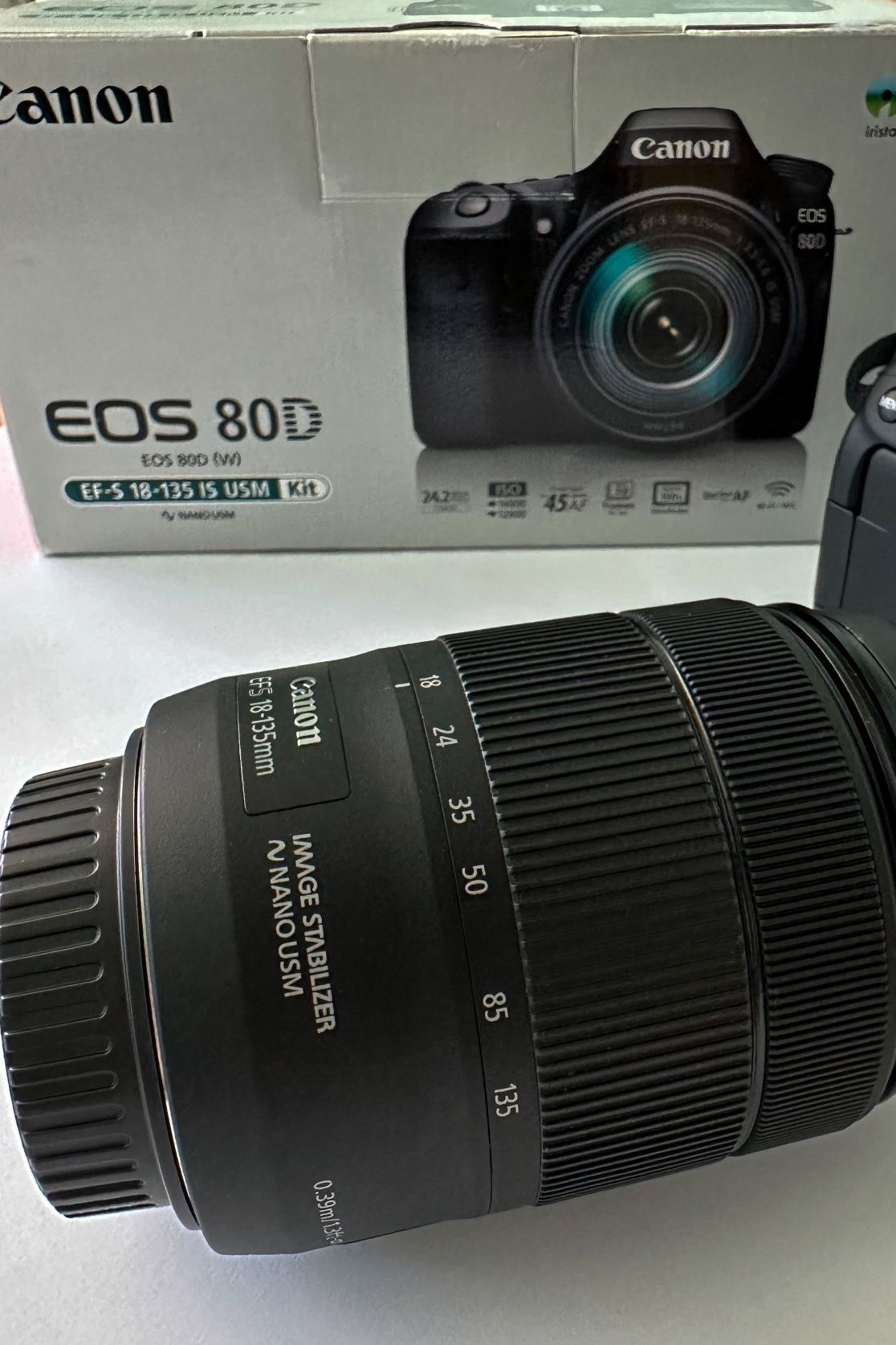 Фотоаппарат Canon eos 80d 18-135mm kit