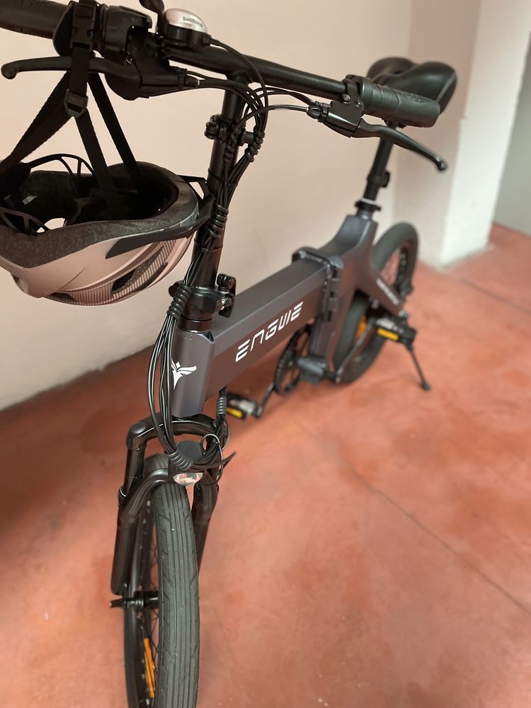 Bicicleta elétrica citadina dobrável C/nova (Upgrade]