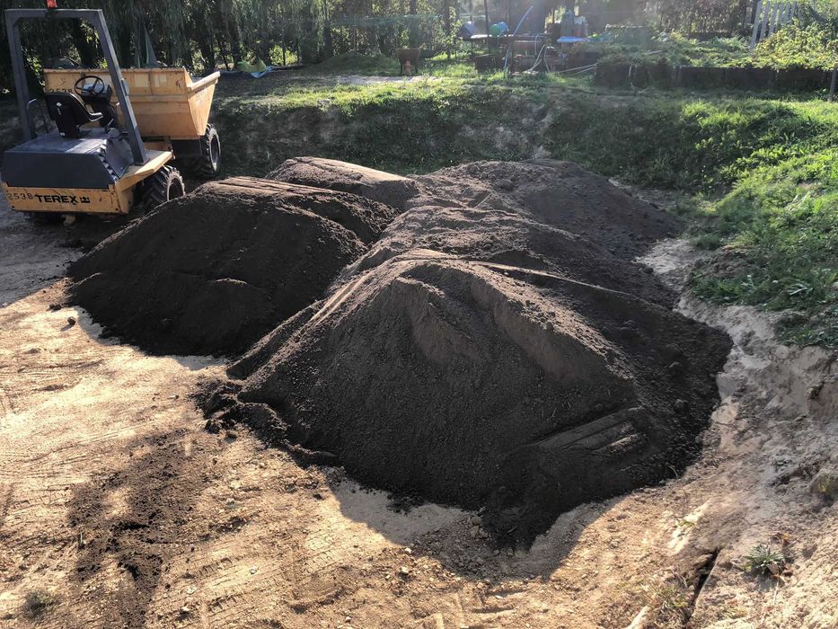 Ziemi ogrodowa przesiana [humus czarnoziem pod trawnik warzywa] 4 tony