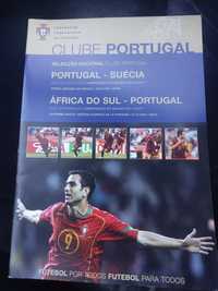 Programa de jogo Portugal Suécia 2009 e África do sul Portugal 2009