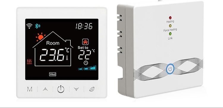 Термостати терморегулятори для котла та теплої підлоги