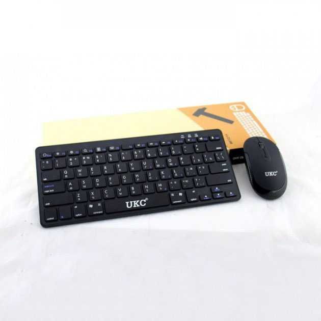 Бездротова клавіатура + мишка оптична UKC WI 1214.