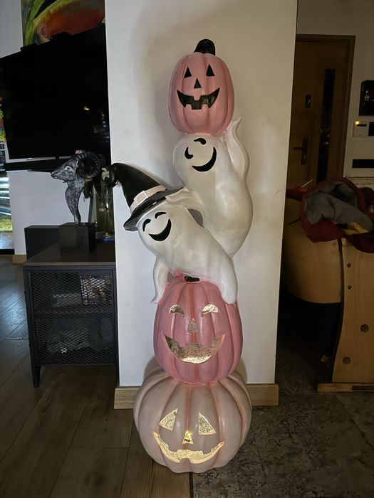 Halloween świecąca ozdoba rzeźba 125cm