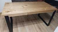 Zestaw 3 drewnianych stołów jadalnia salon
