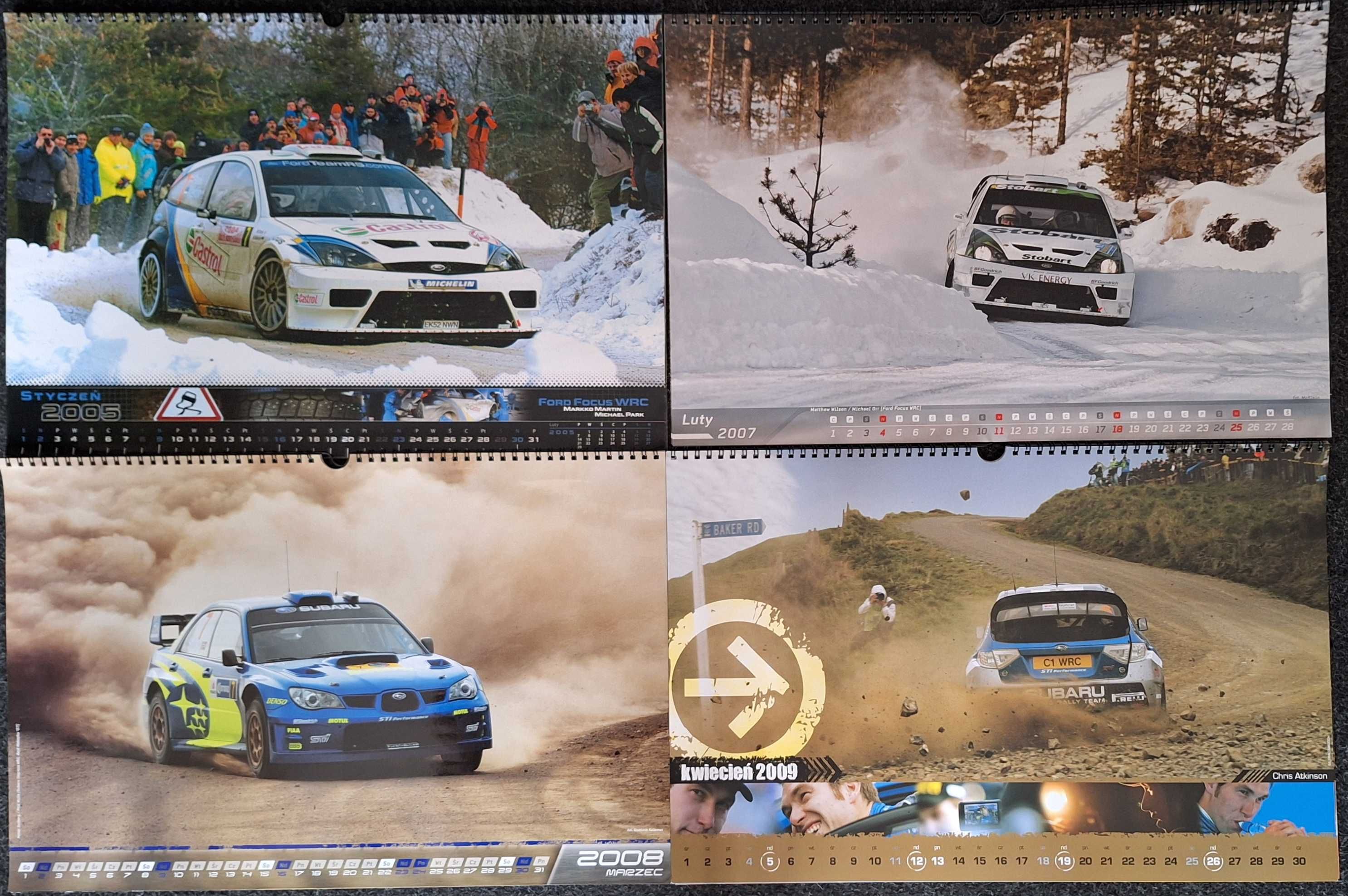 Kalendarze RAJDOWE WRC