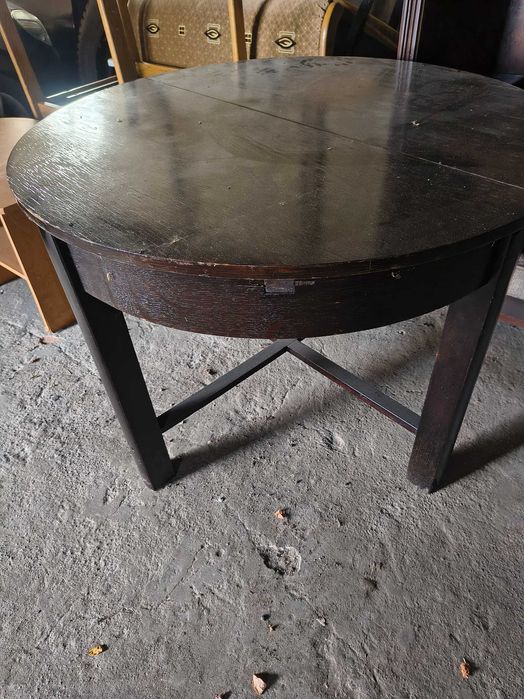 Stół drewniany 100 cm (lite drewno)