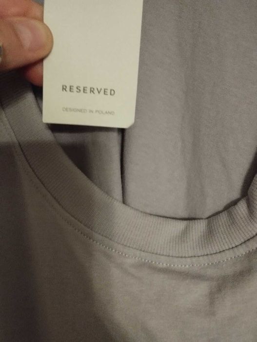 T-shirt męski Reserved XL swobodny krój bawełna