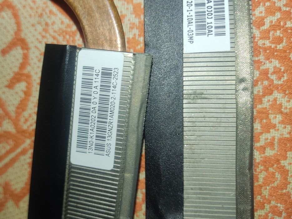 Asus k52d радіатор охолодження.