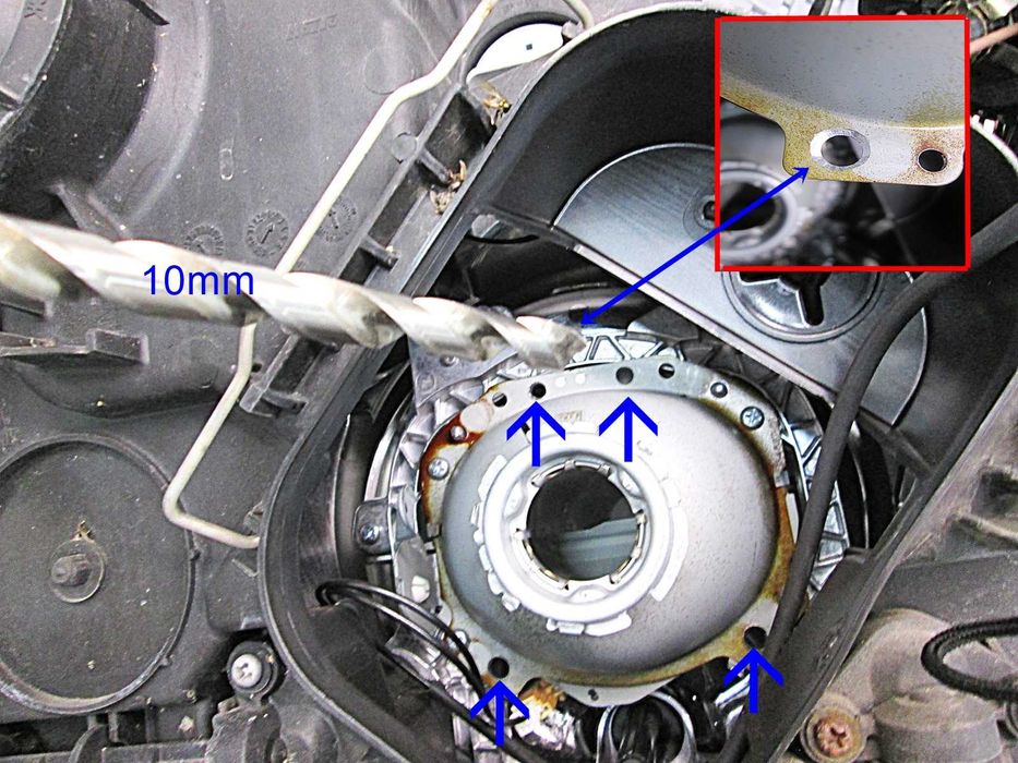 Mercedes ACTROS MP4   Odbłyśnik Soczewka Ciężarowe TIR Xenon