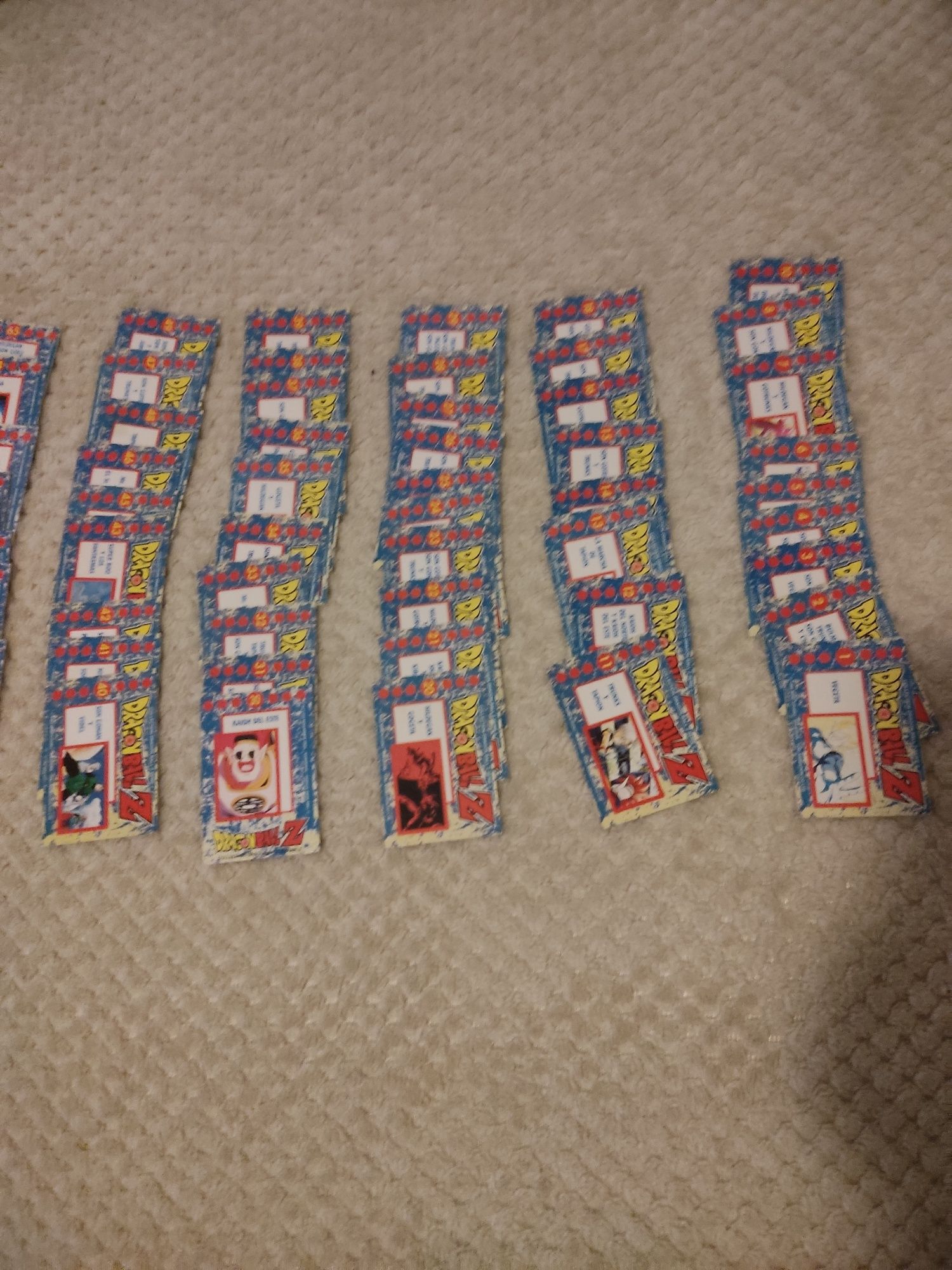Lotes de cartas Dragon Ball z serie 2