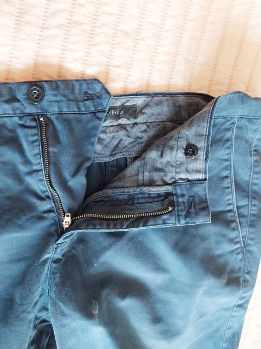 spodnie męskie Marc O'Polo granatowe szer.2x43 cm dł.102 cm nogawka 75