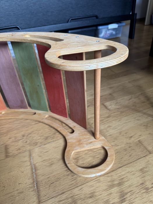Bujak montessori drewniany duży tęczowy