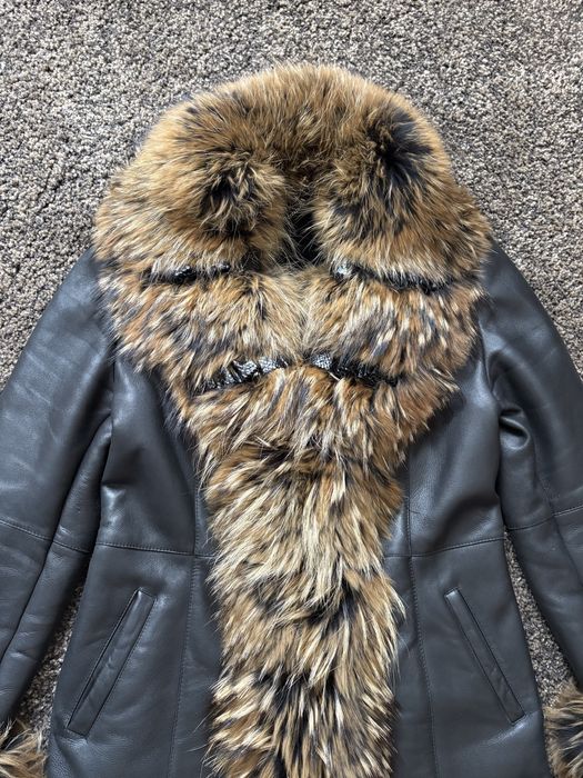 Натуральна дублянка з хутром
