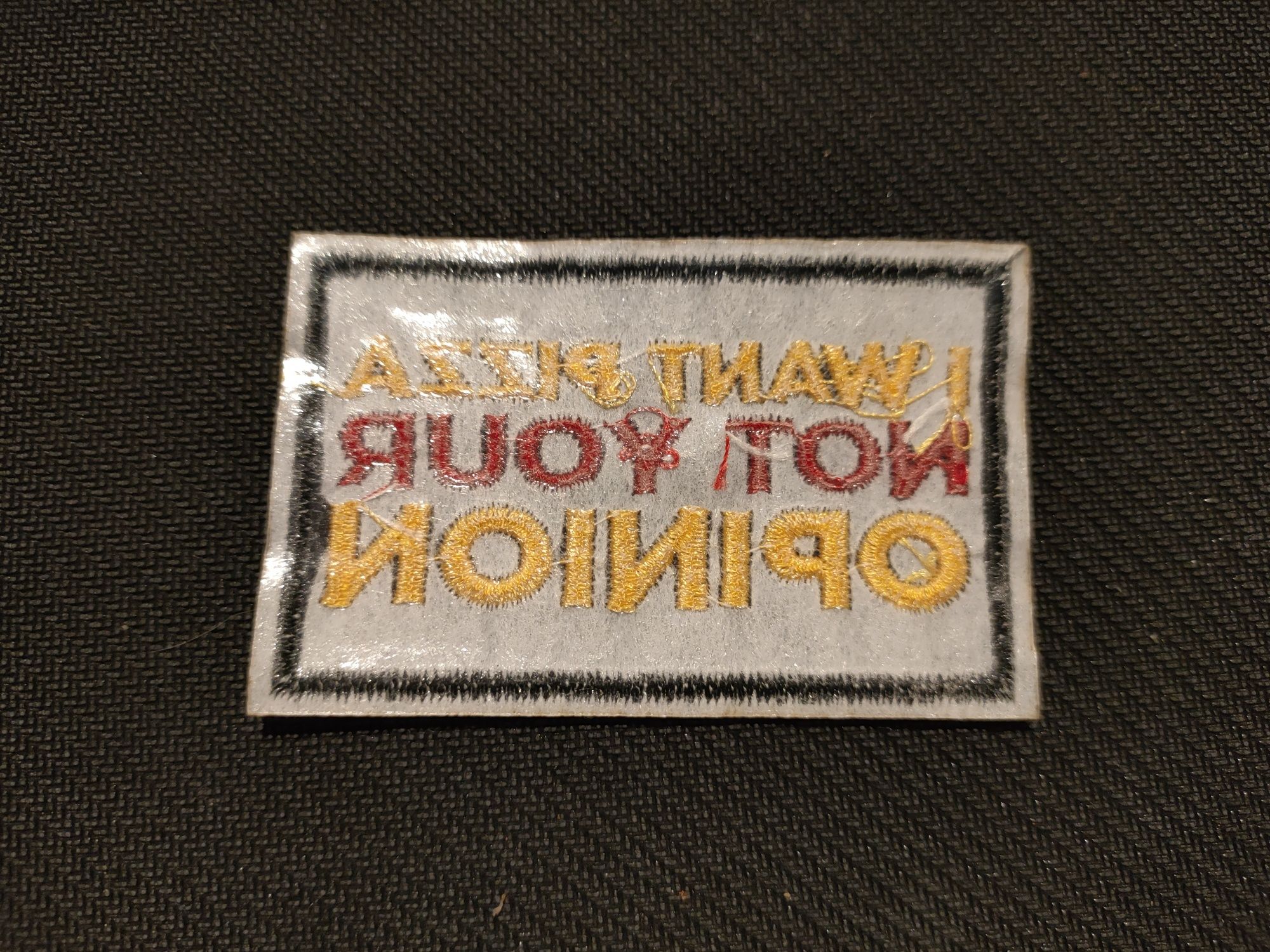 Patch com  frase
