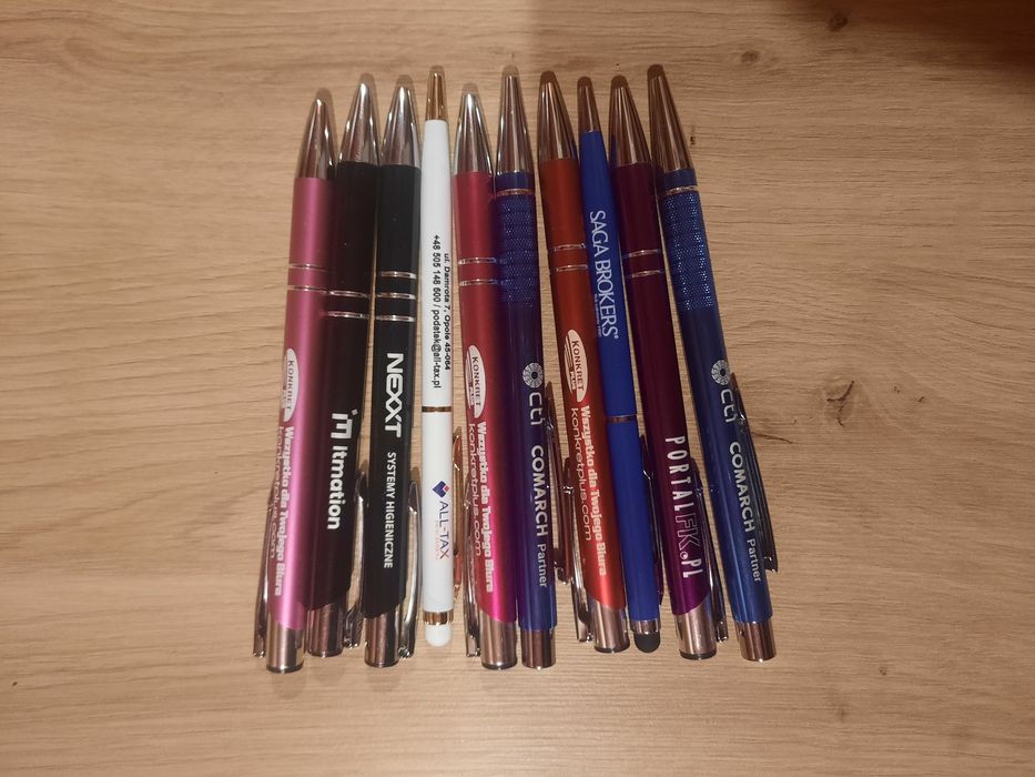 Długopisy nowe, nieużywane po 2zł/szt.