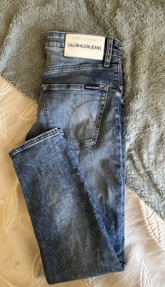 Spodnie jeans Calvin Klein