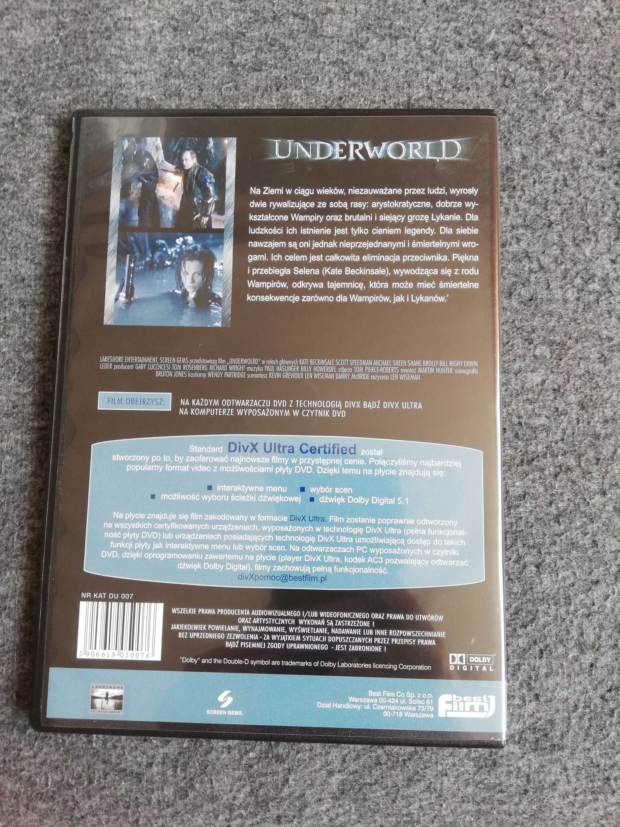 Underworld, Po której jesteś stronie? DVD