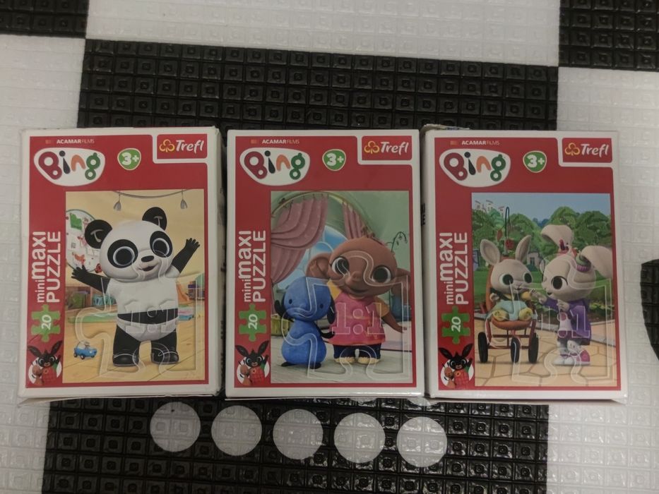 3x puzzle Trefl mini maxi Bing