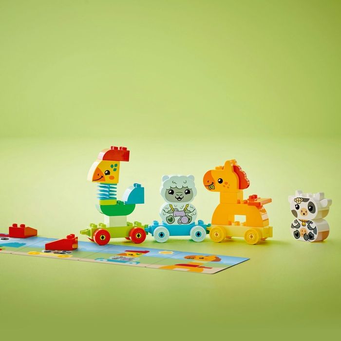 Lego Duplo 10412 Pociąg Ze Zwierzątkami Koń Duże Klocki Dla 2 3 4 Latk