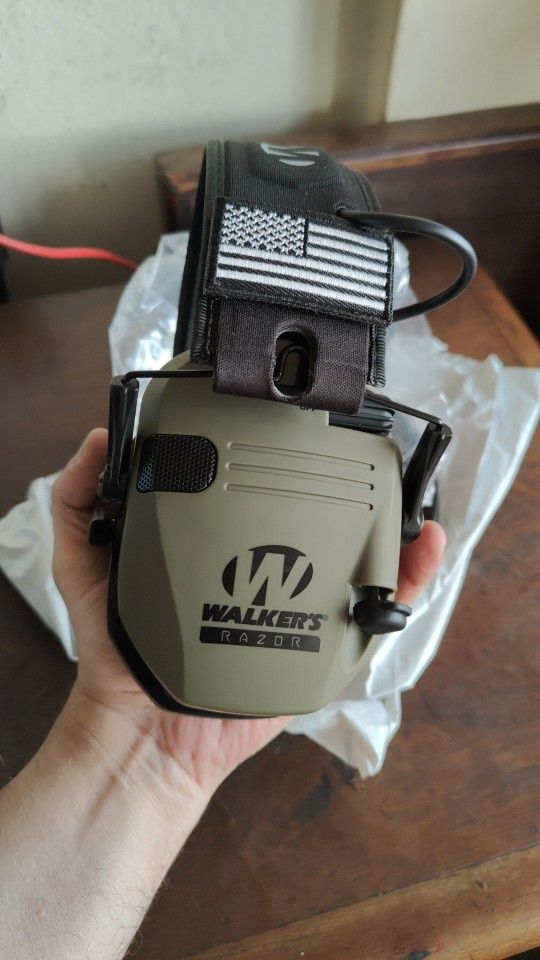 Активні навушники Walkers Razor (OLIVE) з кріпленням на шолом