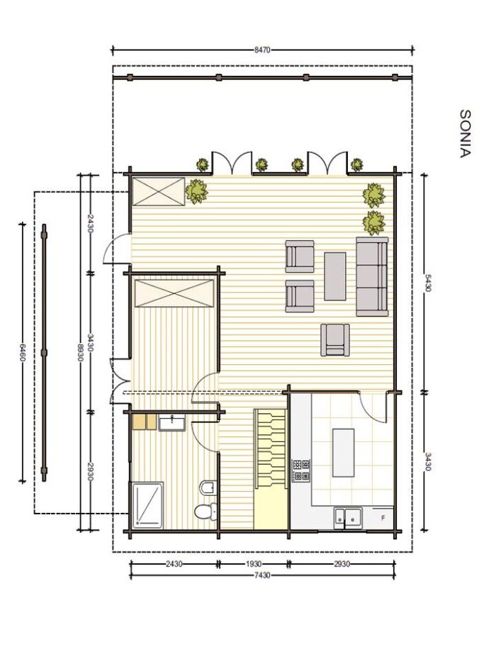 Casa de Madeira T.3  135 até 160 M2, Pré-fabricada Bungalow