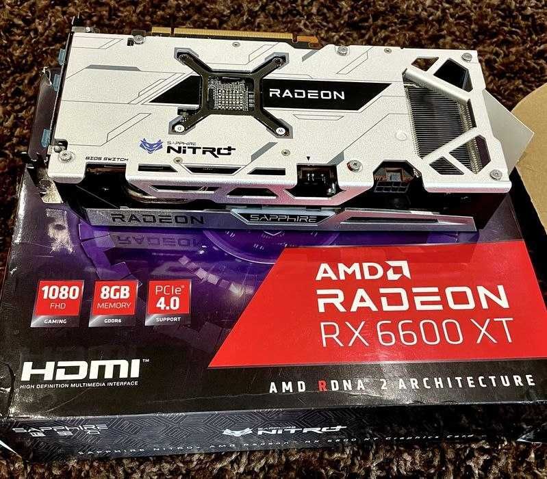 Sapphire RX 6600 XT 8GB Nitro+, повний комплект