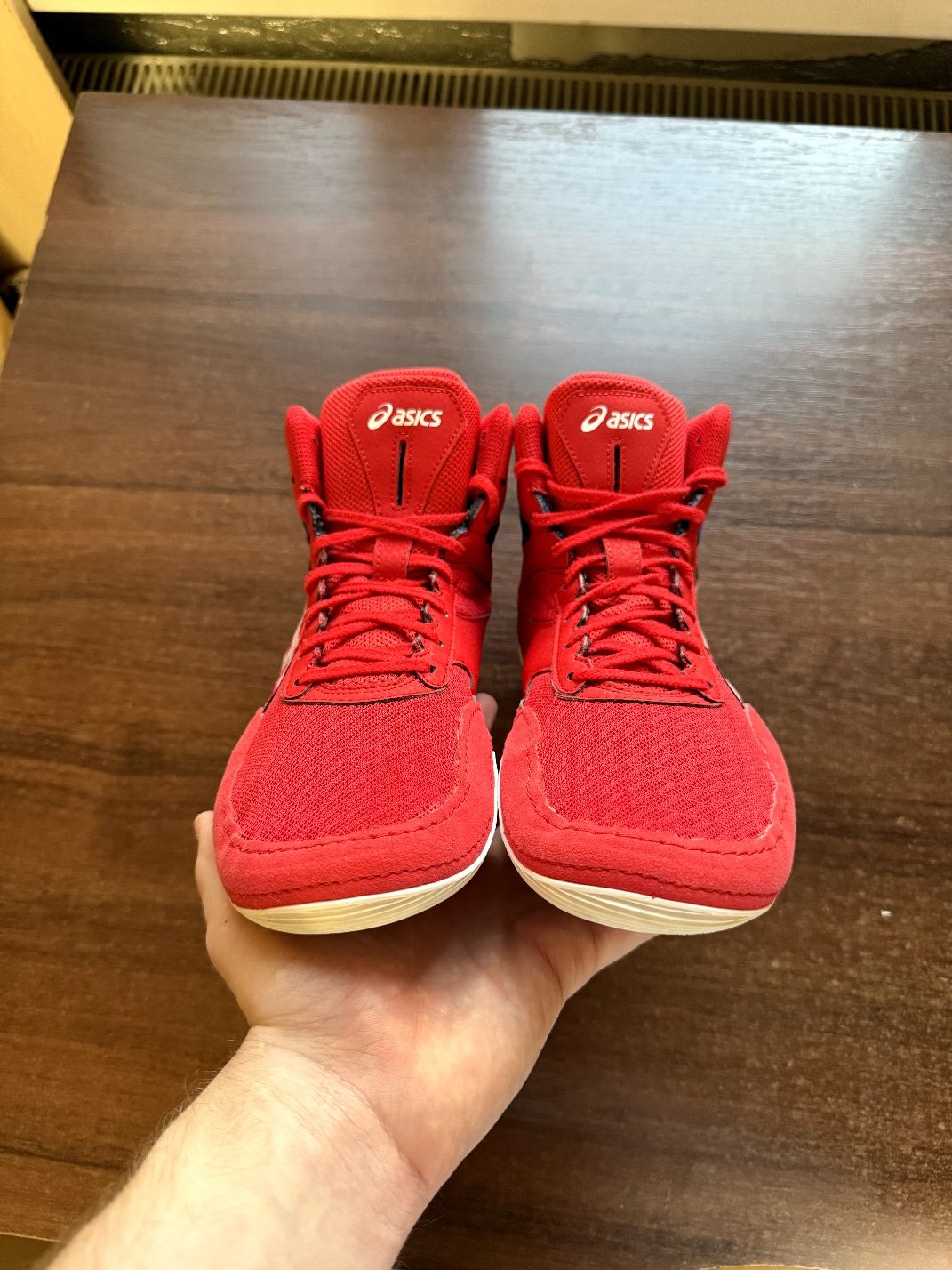 Боксёрки/Борцовки Asics Matflex 6 Red/Blue 26,75 cm