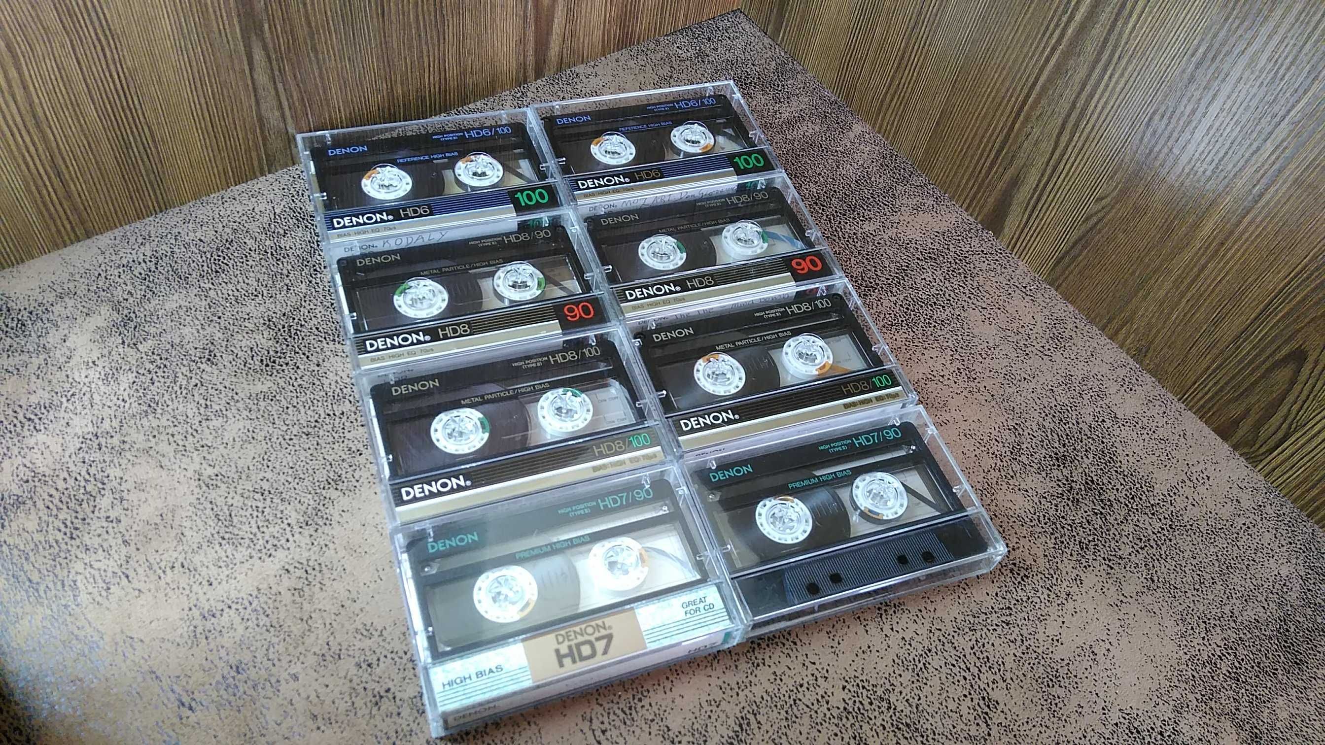 касети Denon HD 6-7-8 фірмові хром