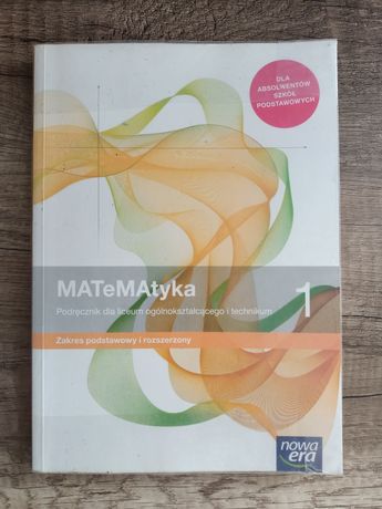 Podręcznik MATeMAtyka 1 zakres podstawowy i rozszerzony