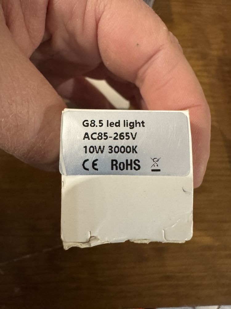 10 lampadas G8.5 - 3000k warm light