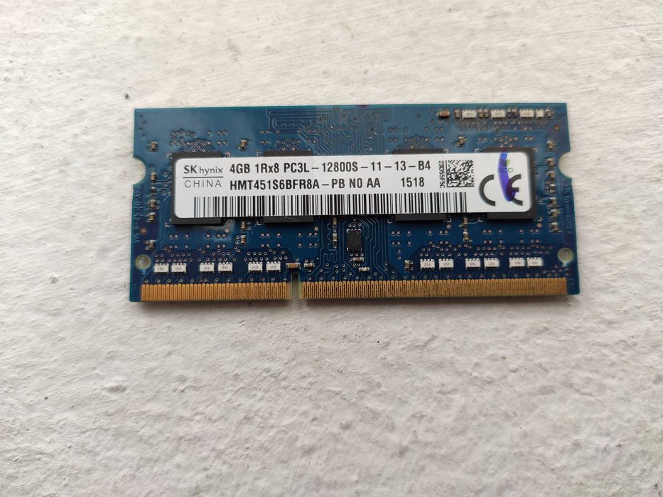 Memória RAM 4Gb DDR3L So-Dimm64309941252227120