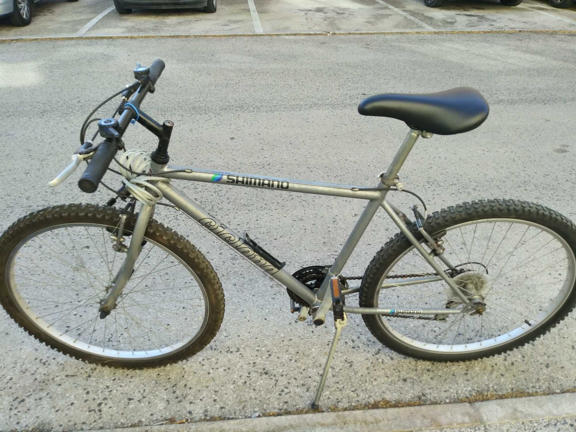 Bicicleta + porta bicicleta